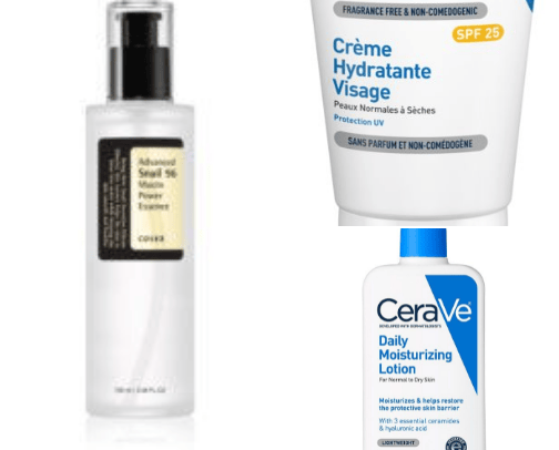 Skincare for mixed skin w/acne scars cover photo collage