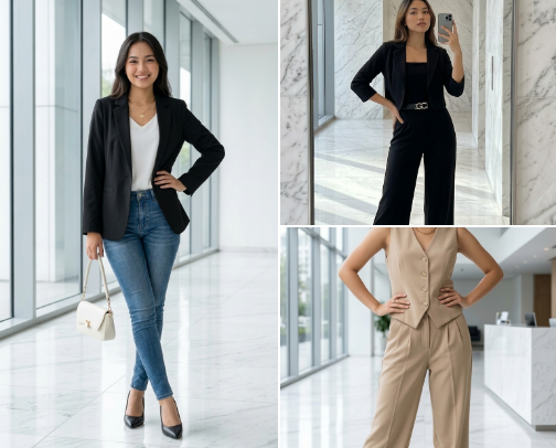 List Office Outfit for Women cover photo collage