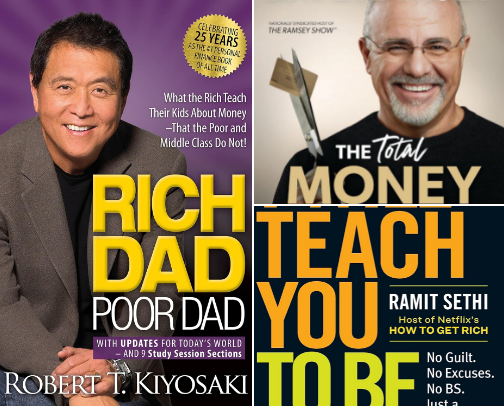 📚 Books That Taught Me Financial Literacy cover photo collage