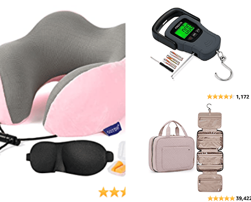 I don't travel without these things 🧳 cover photo collage