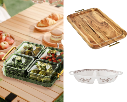 I Finally Found Movie Night Snack Trays That Stopped Our Couch Crumb Wars cover photo collage