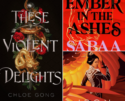 books to read instead of acotar/fourth wing cover photo collage