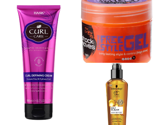 Hair must haves cover photo collage