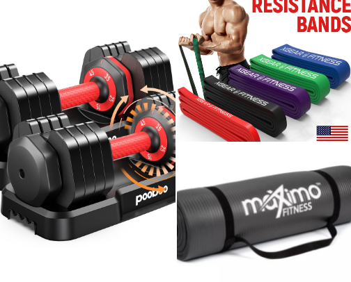 💪Must - Have Fitness & Health Essentials cover photo collage