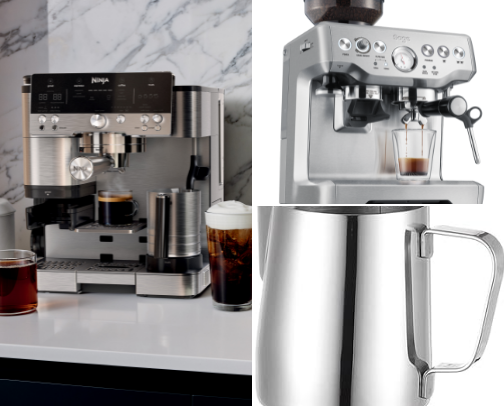 When the coffee shop enters the house ☕️ cover photo collage