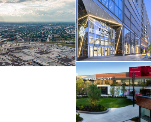 Centre commercial cover photo collage