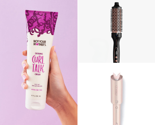 Curly girly cover photo collage