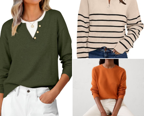 Cozy Fall Sweaters that don't break the bank. cover photo collage