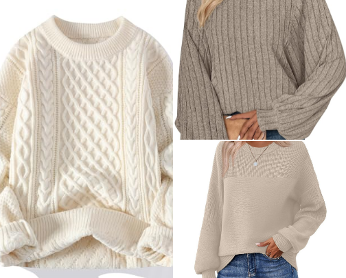 Cozy Fall Sweaters that don't break the bank. cover photo collage