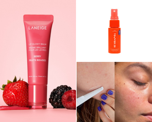 My favorite beauty things cover photo collage