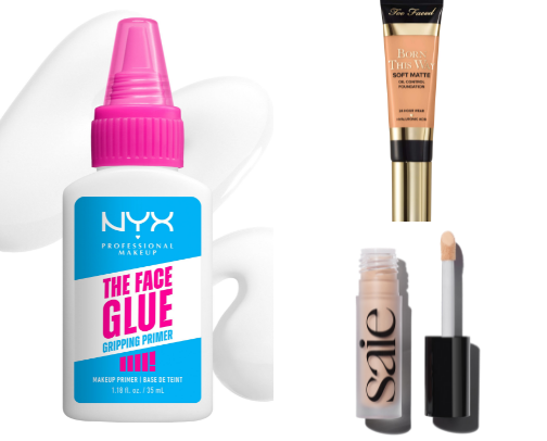 my makeup as an oily skin girlie! cover photo collage
