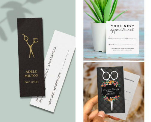 Appointment Card Design Ideas for Beauty & Service Businesses cover photo collage