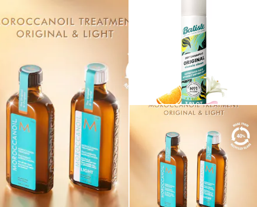 Hair care cover photo collage