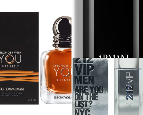 Perfumes for Him! 💪🏻 cover photo collage