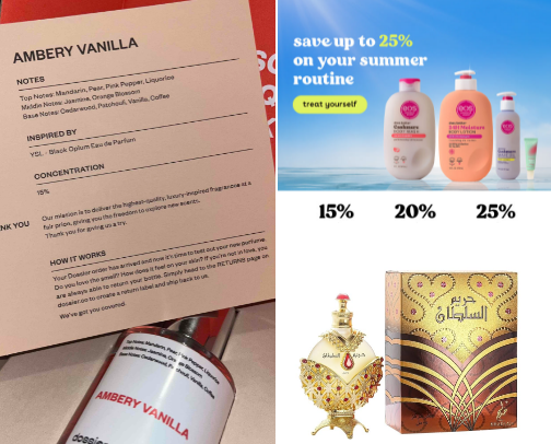 Fragrances & Lotion 🧴 cover photo collage