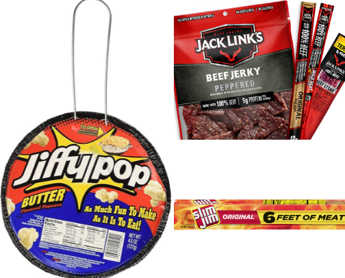 Snacks cover photo collage