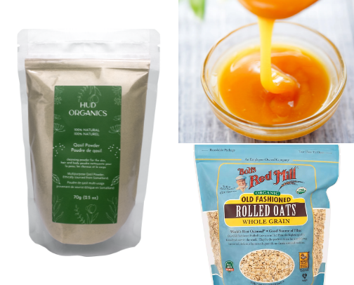 Natural skincare cover photo collage