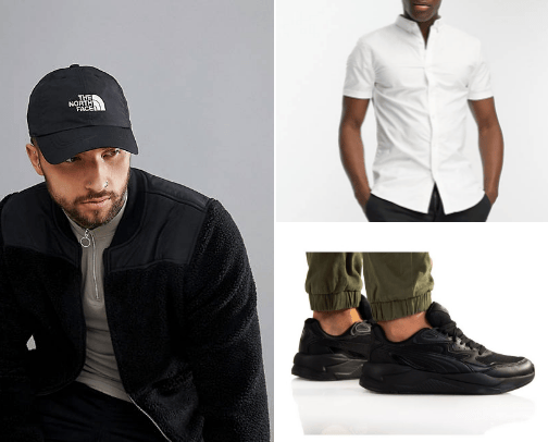 sale on asos for mens cover photo collage