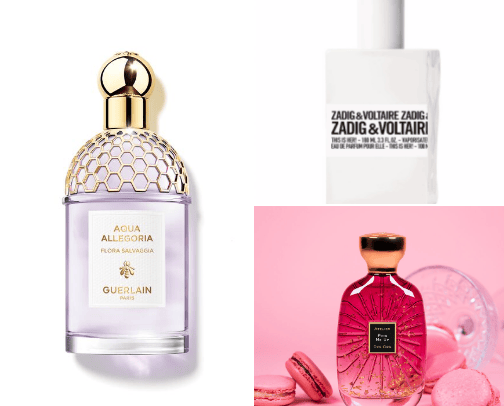 Perfume essentials cover photo collage