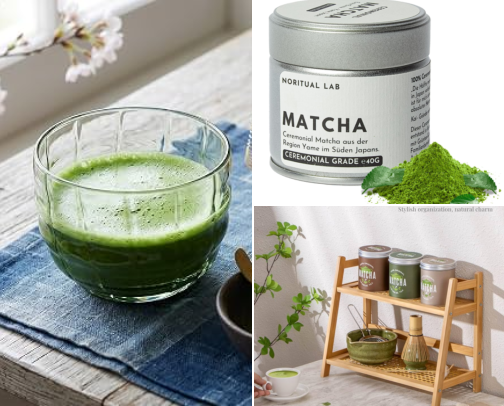 My Daily Matcha Station 🍵✨ cover photo collage