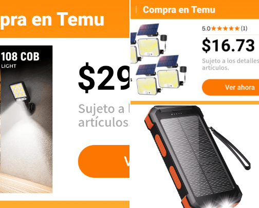 Soluciones de Energía Solar y Ahorro para el Hogar cover photo collage