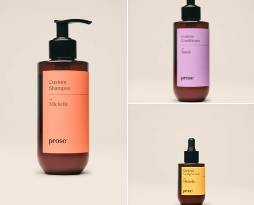 customizable hair products for all hair types cover photo collage