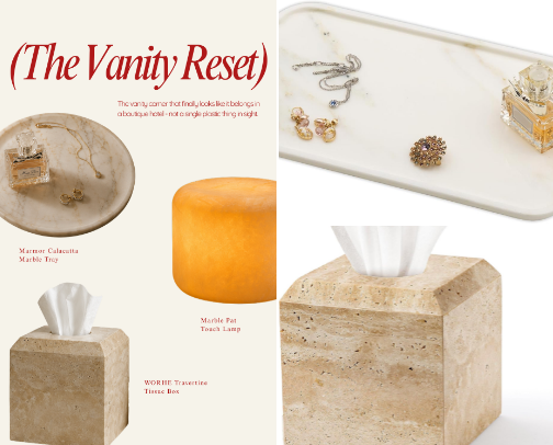 The Vanity Reset cover photo collage