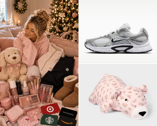 Teen girl Christmas gift guide 🎁 cover photo collage