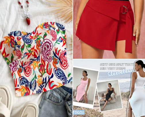 My favorite vacation outfits!  Go-to items for vacation vibes cover photo collage