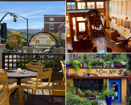 The BEST Downtown Restaurants in ✨Prescott, Arizona✨ cover photo collage