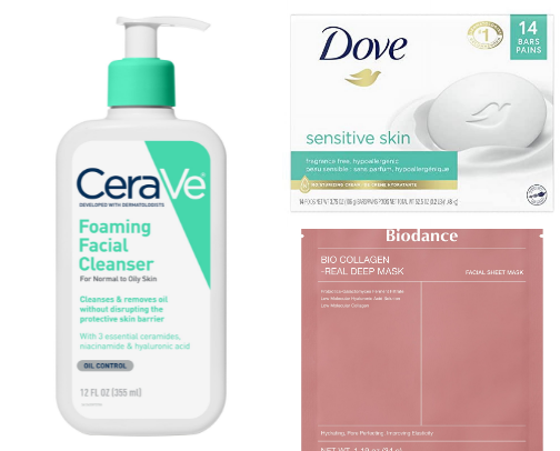 Skincare must-haves cover photo collage