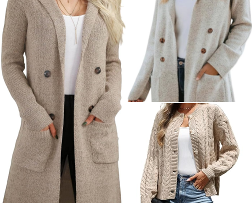 The Cozy Fall Cardigans & Sweaters Everyone's About to Be Obsessed With: 15 Layering Pieces Under $50 cover photo collage