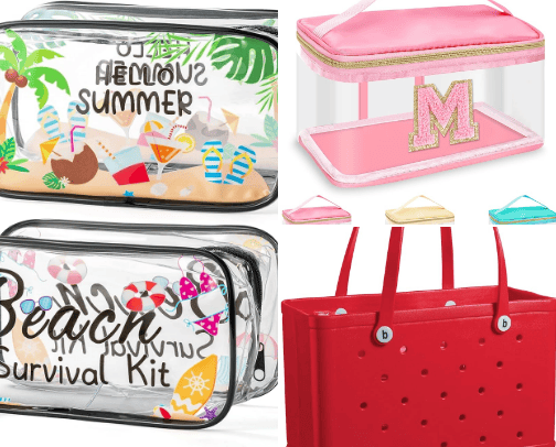 Beach must haves cover photo collage