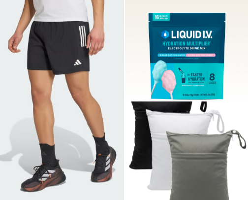 10 things runners need on vacation! cover photo collage