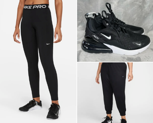 Sport outfits cover photo collage