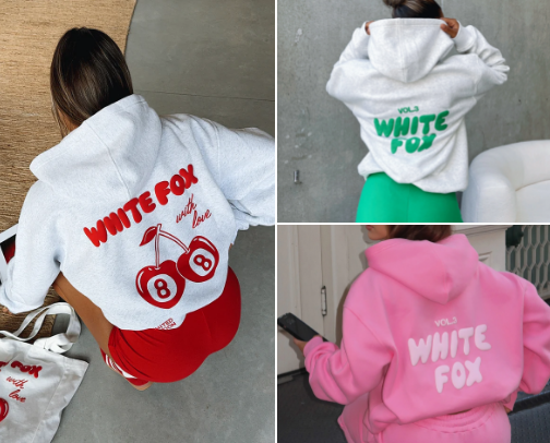 WHITE FOX FAVES!!🤍🎀🩰 cover photo collage