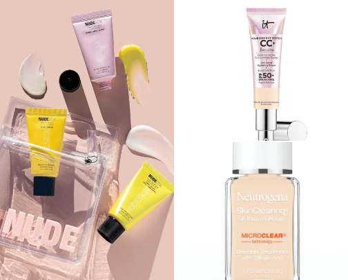 Acne prone skin cover photo collage