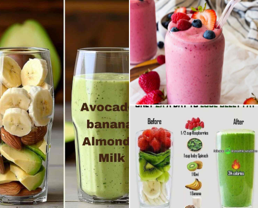 Smoothie 🍯🌼🤤 cover photo collage