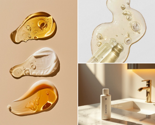 Skincare essentials (Daily routine) cover photo collage