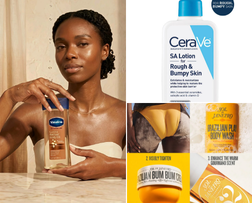 The Ultimate Glowy Body Care Routine.💜🧴 cover photo collage
