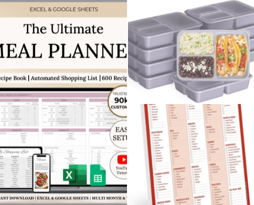 Grocery-Saving Must-Haves for Busy Moms cover photo collage