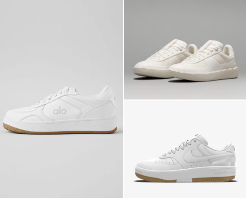 white sneaker club cover photo collage