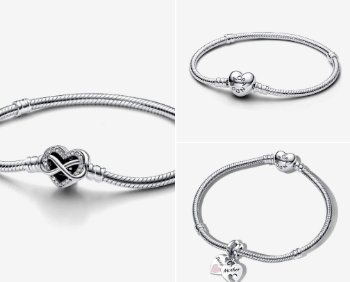Pandora jewellery🤩 cover photo collage