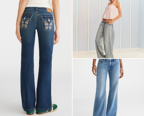 The BEST low rise jeans👖🥇(2000s inspired) cover photo collage