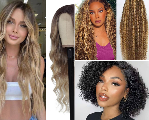 Wig cover photo collage