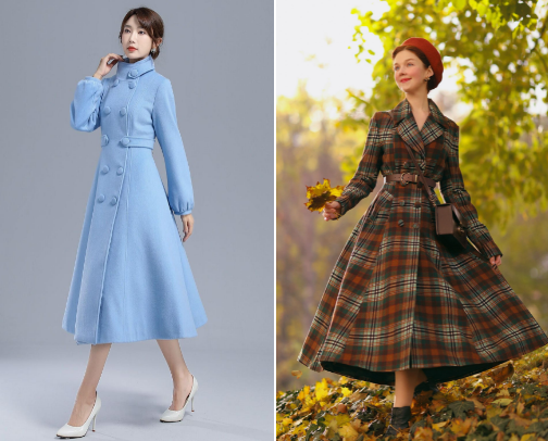 Stylish Winter Coats cover photo collage