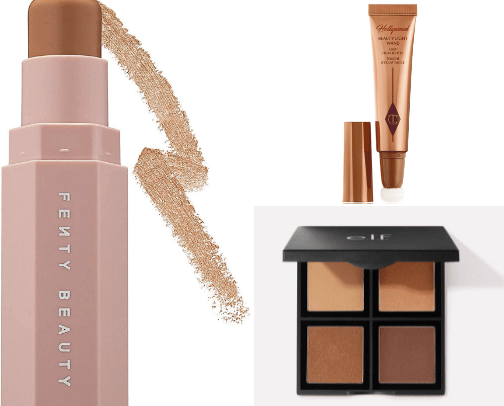Contouring products 🍀 cover photo collage