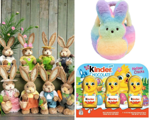 Easter decorations cover photo collage