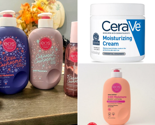 great affordable body care products cover photo collage