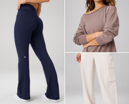 Fitness Clothing cover photo collage